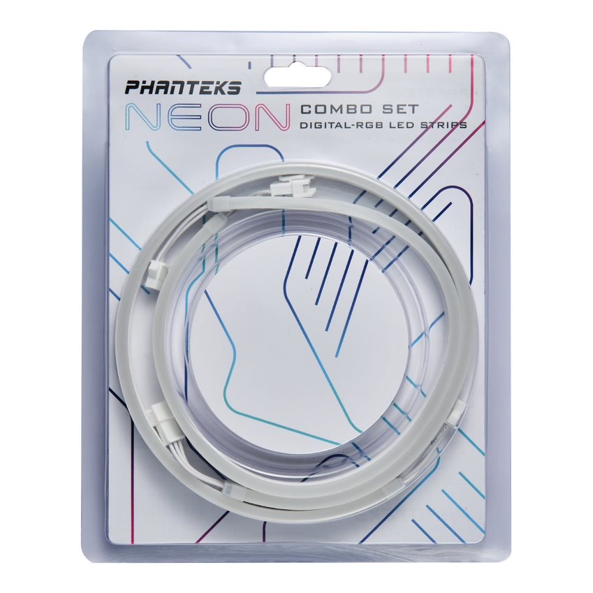 Phanteks NEON ARGB LED 2x 40cm Kit Fehér LED szalag