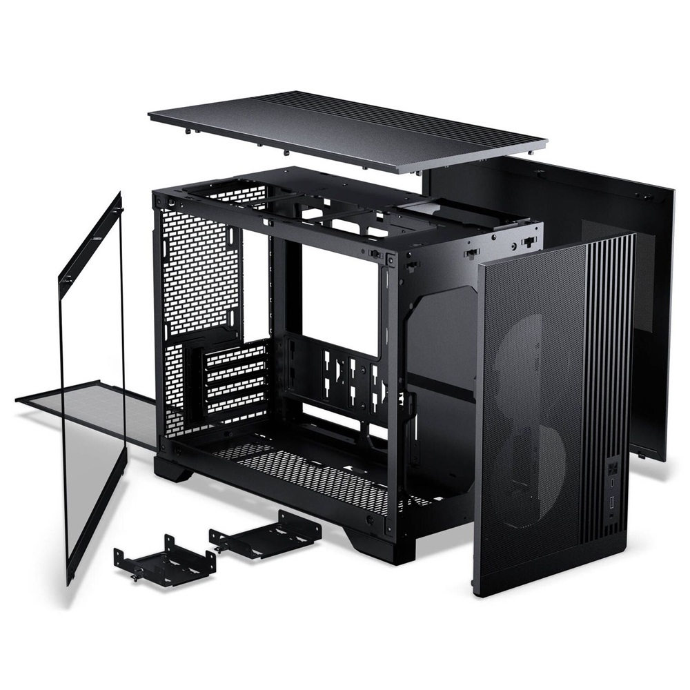Phanteks XT M3 MATX 3xDRGB venti edzett üveg fekete ház