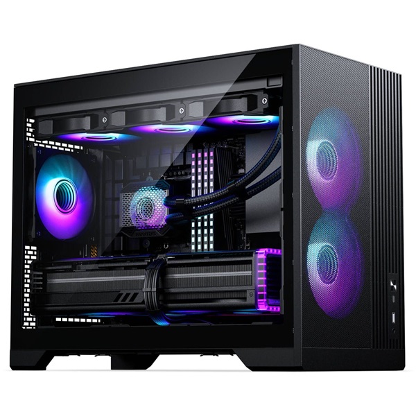 Phanteks XT M3 MATX edzett üveg fekete ház