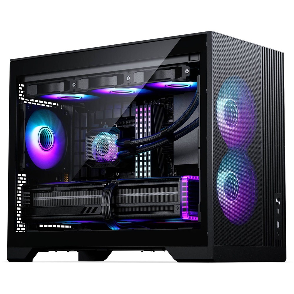 Phanteks XT M3 MATX edzett üveg fekete ház