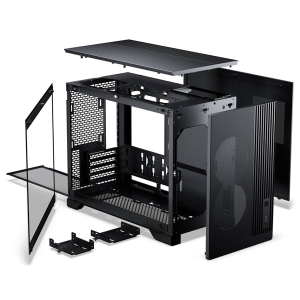 Phanteks XT M3 MATX edzett üveg fekete ház