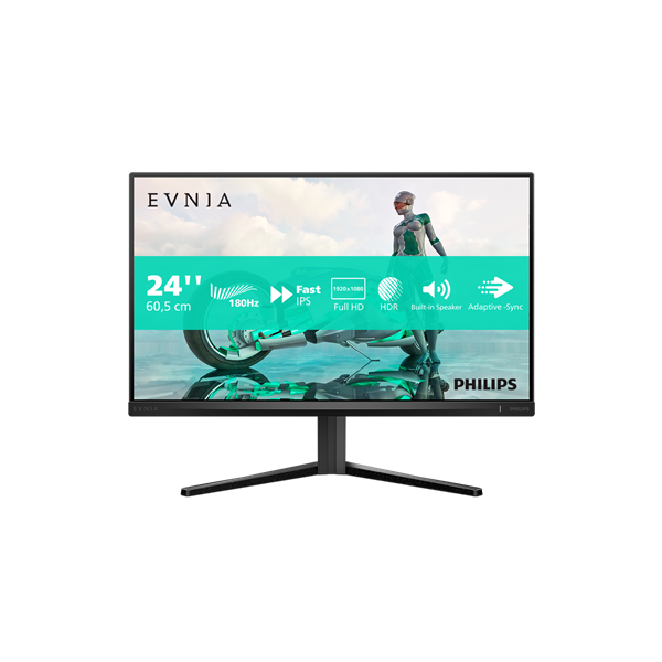 Philips 23,8" 24M2N3200S FHD IPS 180Hz HDMI/DP gamer monitor