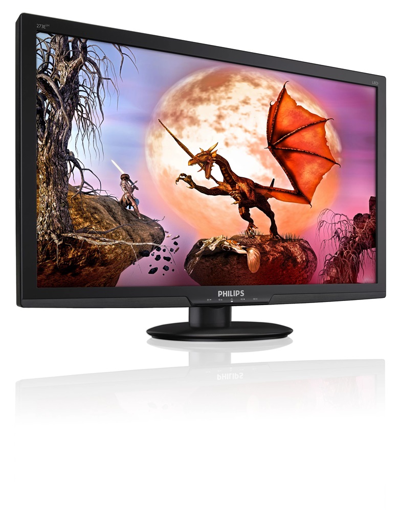Philips 27" 273E3L FHD IPS HDMI/DVI/VGA monitor (Használt A)