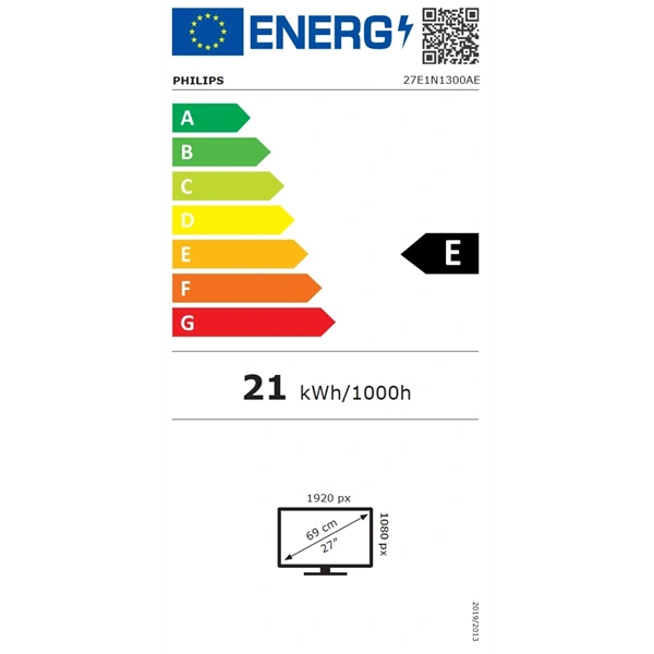 Philips 27" 27E1N1300AE/00 FHD IPS 100Hz HDMI/USB/USB-C monitor