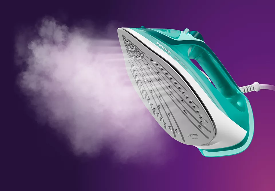Philips DST3030/70 3000 Series türkizkék gőzölős vasaló