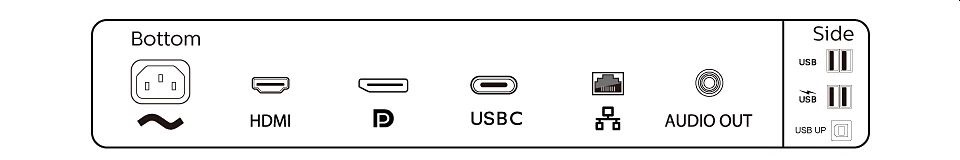Philips 34" 346B1C UWQHD VA USB-C/USB-B/USB/HDCP/LAN/DP/HDMI ívelt monitor