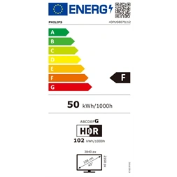 Philips 43" 43PUS8079 4K UHD Smart Ambilight LED TV (Újszerű)