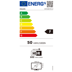 Philips 43" 43PUS8079 4K UHD Smart Ambilight LED TV