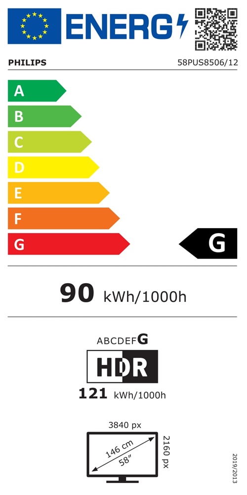 Philips 58" 58PUS8506/12 4K UHD Android Smart Ambilight LED TV