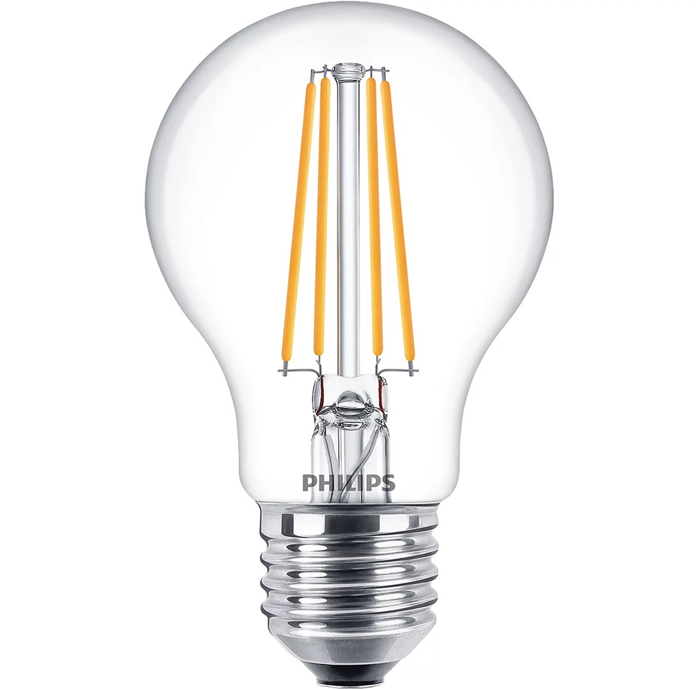 Philips 929001387395 E27 60W átlátszó meleg-fehér gömb alakú LED fényforrás