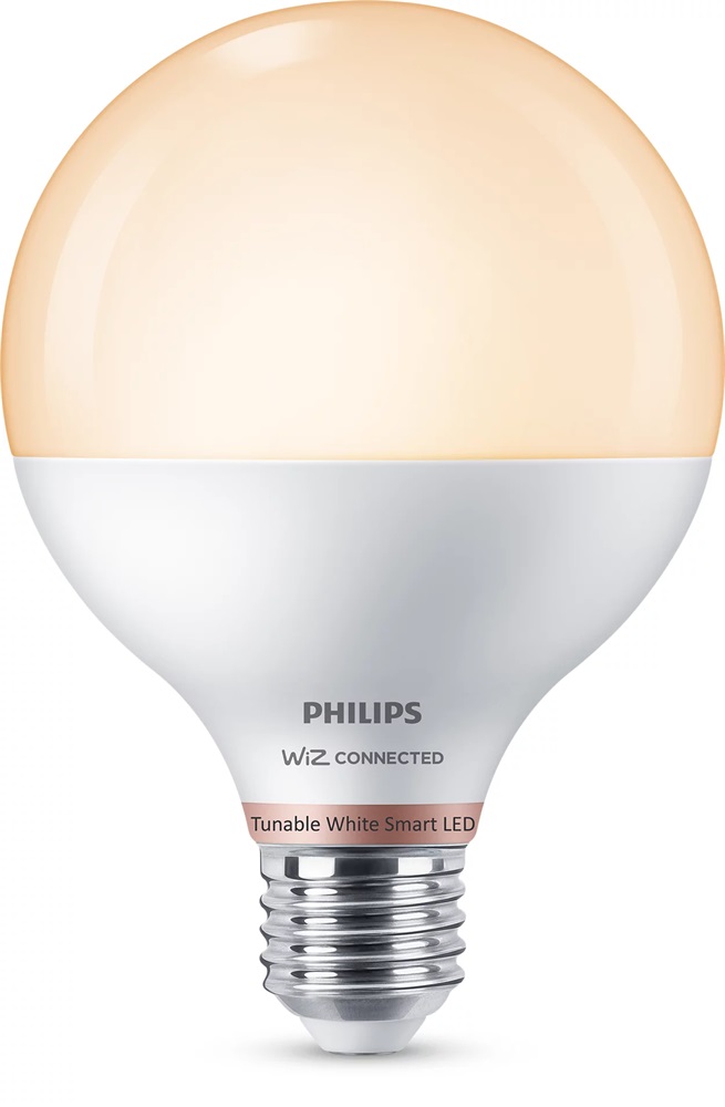 Philips 929002451021 Smart WIZ E27, 11/75W hideg/meleg fehér óriásgömb okosizzó
