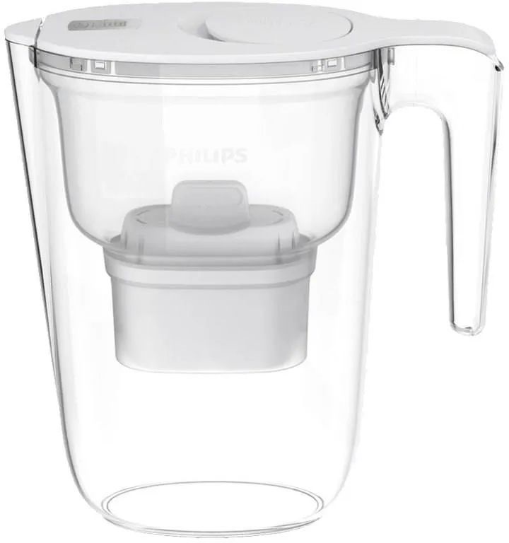 Philips AWP2943WHT3/31 fehér 2,6 L vízszűrő kancsó + 2 db vízlágyító szűrő