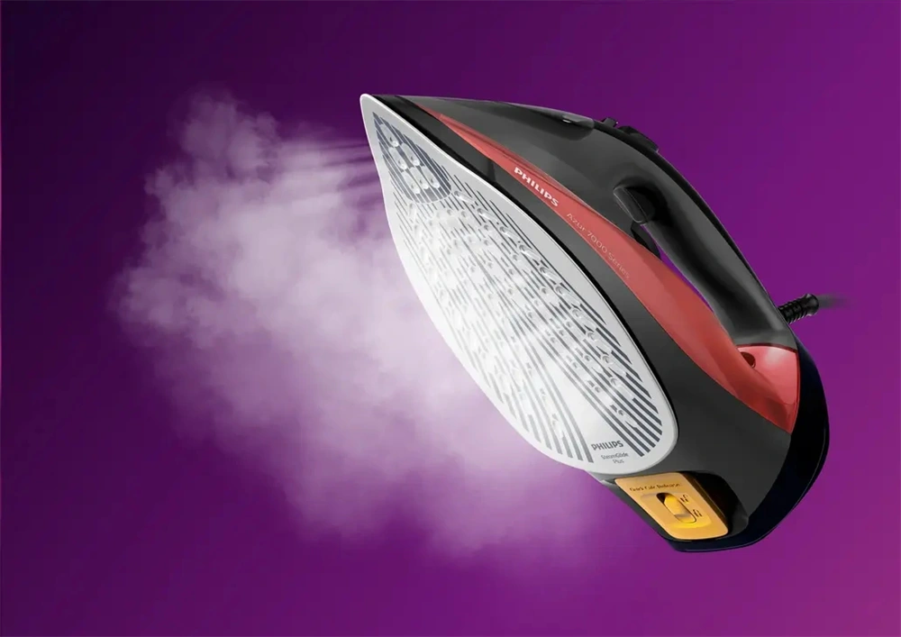 Philips DST7022/40 7000 fekete/piros gőzölős vasaló