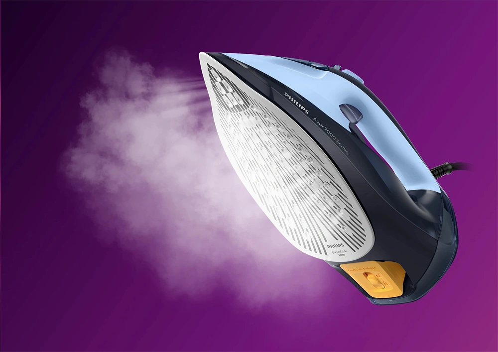 Philips DST7041/20 7000 világos-sötétkék gőzölős vasaló