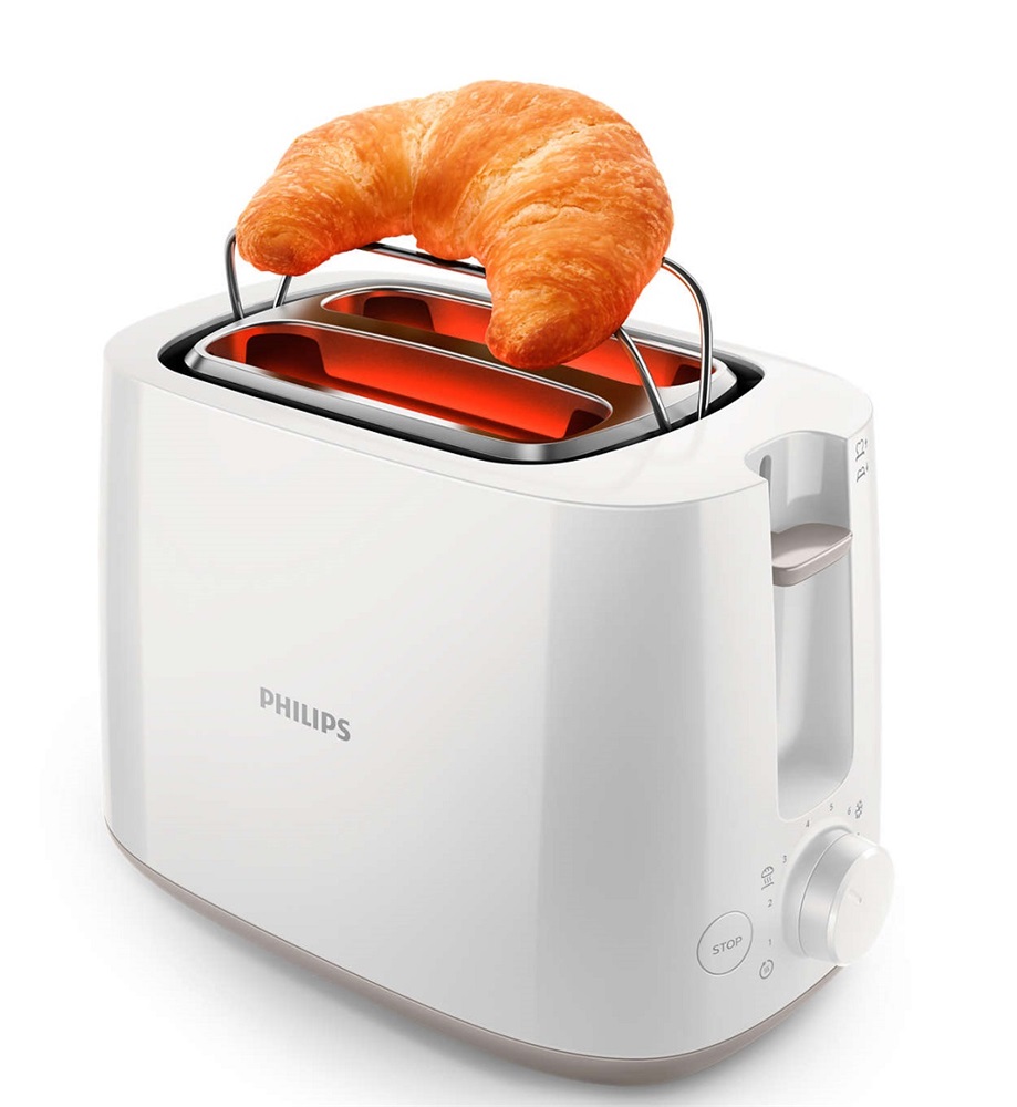 Philips Daily Collection HD2581/00 fehér 2 szeletes kenyérpirító