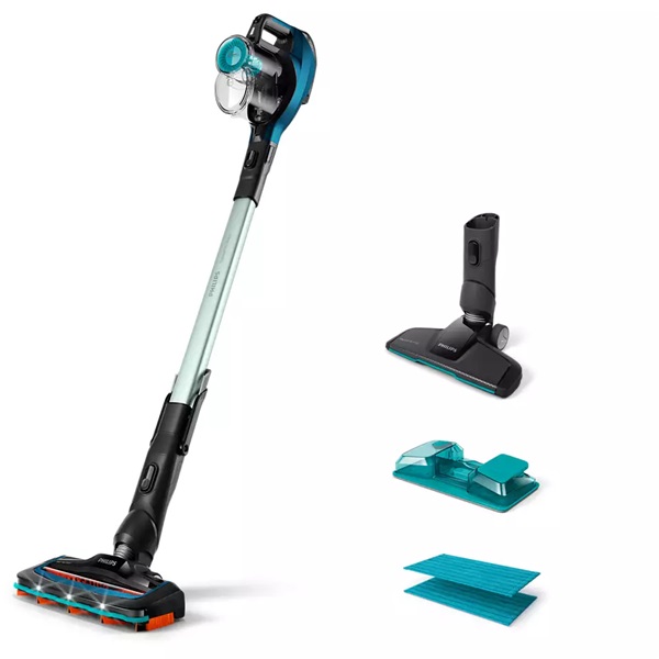 Philips FC6728/01 Series 5000 SpeedPro Aqua 21,6V kék-fekete vezeték nélküli porszívó- és felmosó