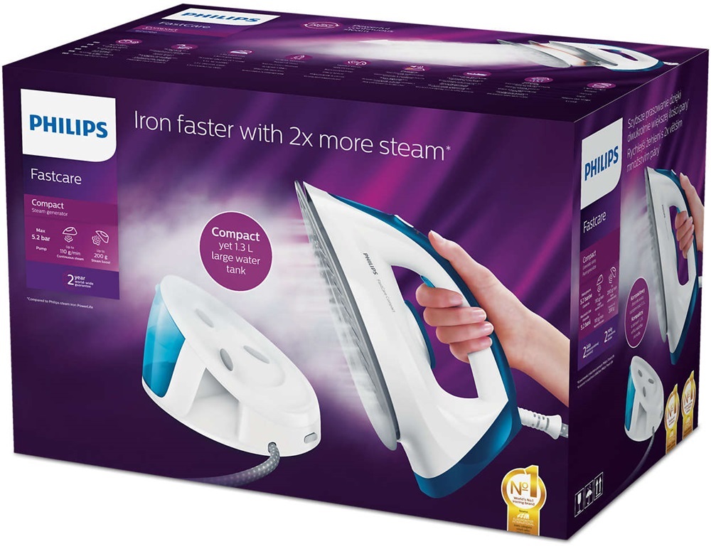 Philips GC6709/20 Fastcare Compact kék-fehér gőzállomás