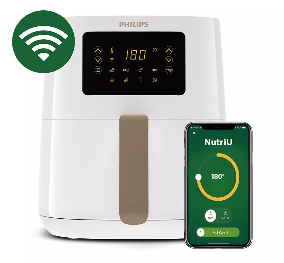 Philips HD9255/30 Airfryer 1000 L Essential fehér 4,1 Lcsatlakoztatható forrólevegős sütő
