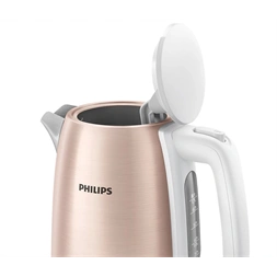 Philips HD9350/96 Viva Collection 1,7L-es rózsaarany-fehér vízforraló