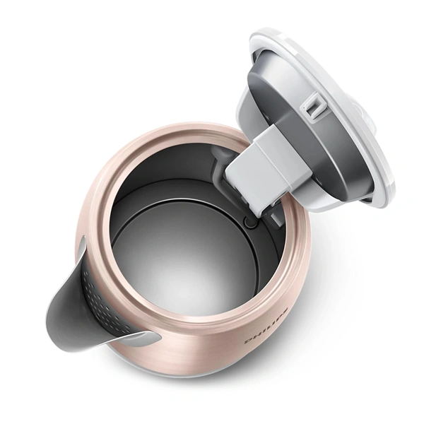 Philips HD9350/96 Viva Collection 1,7L-es rózsaarany-fehér vízforraló