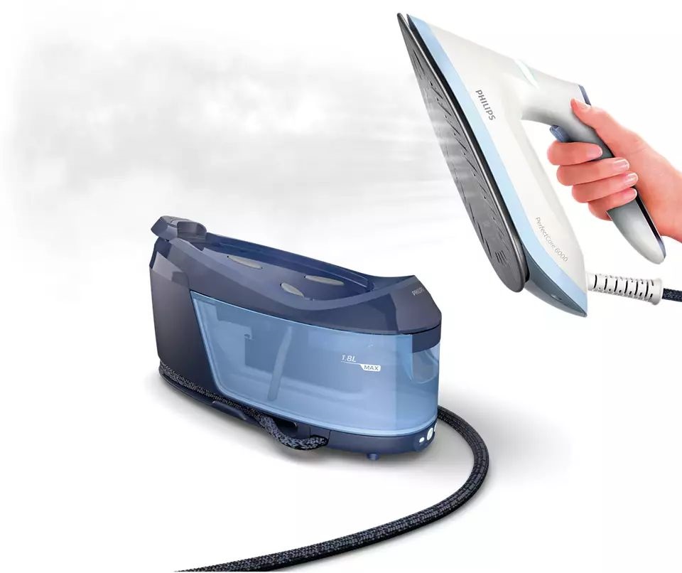 Philips PSG6026/20 6000 PerfectCare kék-fehér gőzállomás