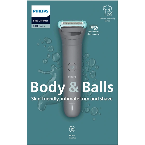 Philips Series 3000 BG3480/15 szürke testszőrtelenítő