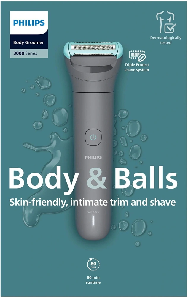 Philips Series 3000 BG3480/15 szürke testszőrtelenítő