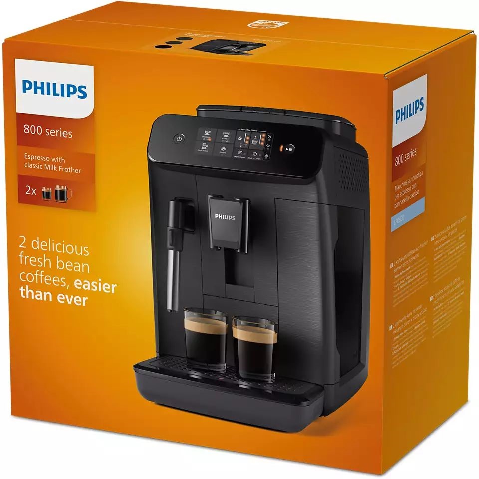 Philips Series 800 EP0820/00 fekete automata kávéfőző (Újszerű)