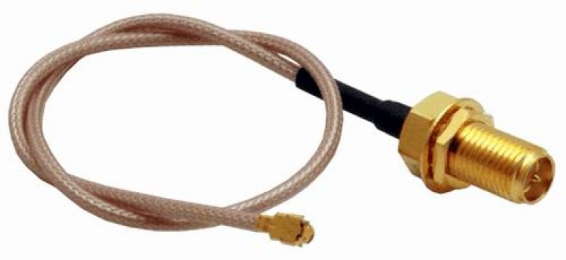 Pigtail kábel MMCX <-> RPSMA aljzat 15cm