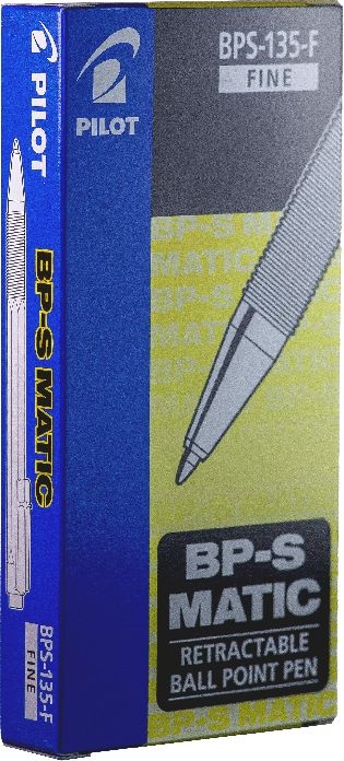 Pilot BP-S MATIC 12 db/csomag fekete golyóstoll