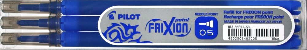 Pilot Frixion Point 0,5mm 3db-os kék rollertoll betét