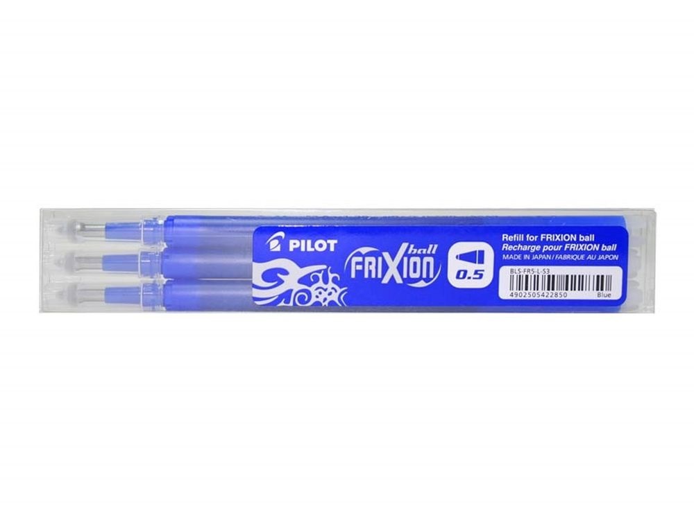 Pilot Frixion 0,5mm 3db-os kék rollertoll betét
