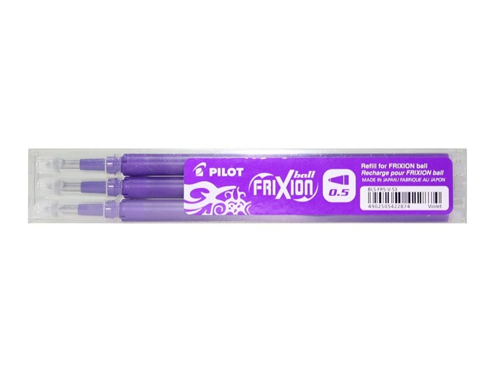 Pilot Frixion 0,5mm 3db-os lila rollertoll betét