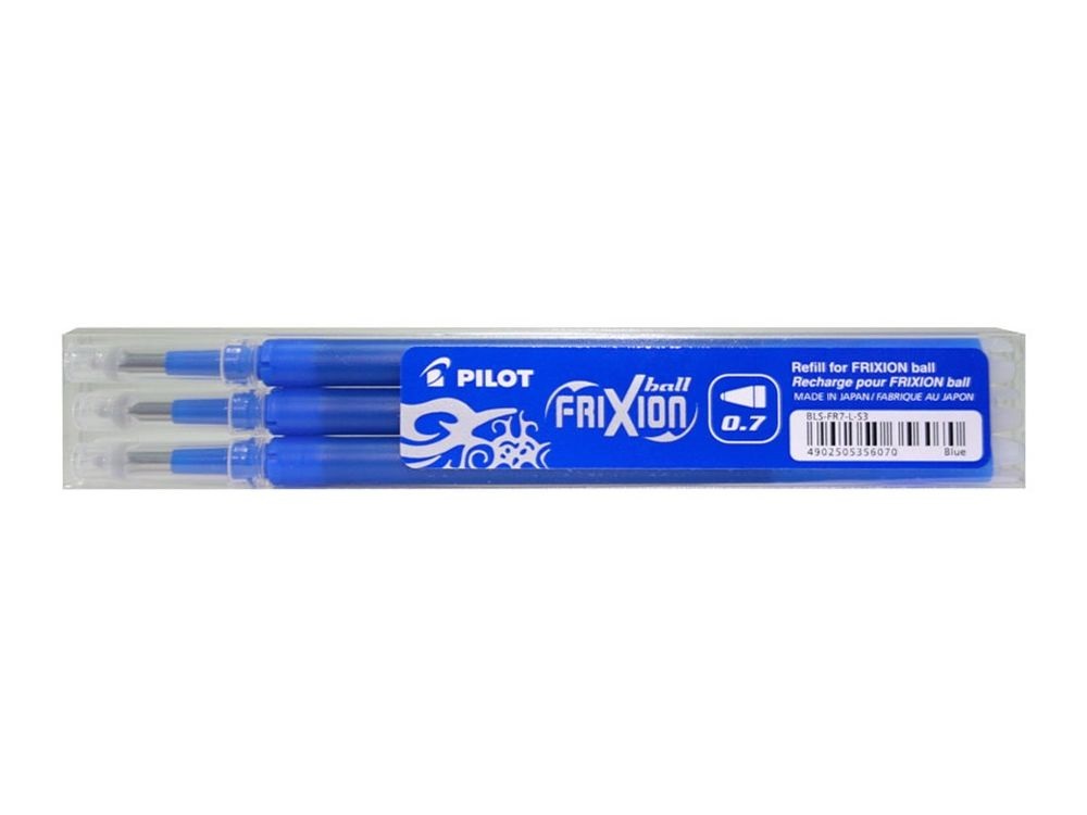Pilot Frixion 0,7mm 3db-os kék rollertoll betét