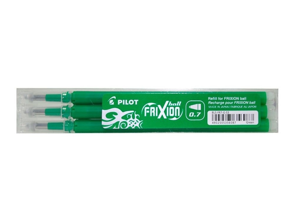 Pilot Frixion 3db-os zöld rollertoll betét