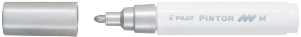 Pilot Pintor medium ezüst vízbázisú marker