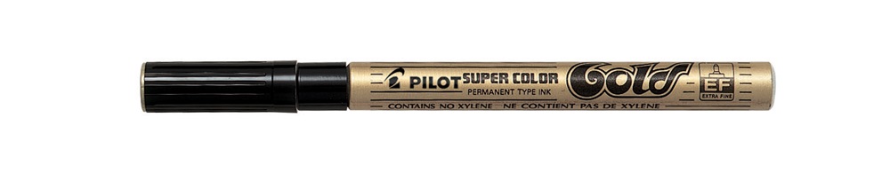 Pilot Super Color EF arany permanent marker