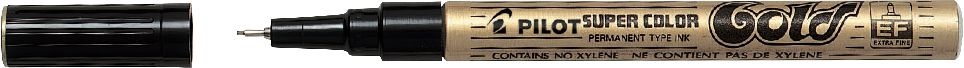 Pilot Super Color EF arany permanent marker