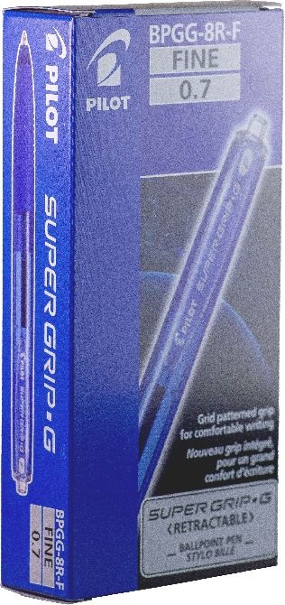 Pilot Super Grip G 12 db/csomag kék nyomógombos golyóstoll
