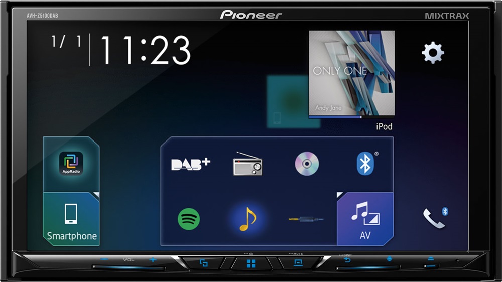 Pioneer AVH-Z2200BT multimédiás CD/DVD autóhifi fejegység