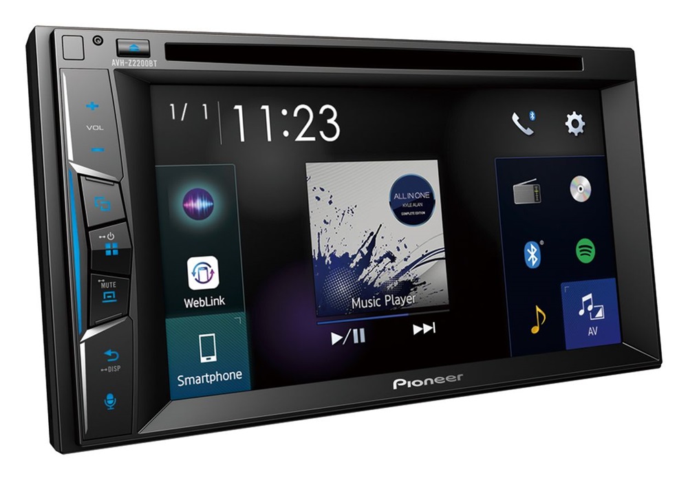 Pioneer AVH-Z2200BT multimédiás CD/DVD autóhifi fejegység