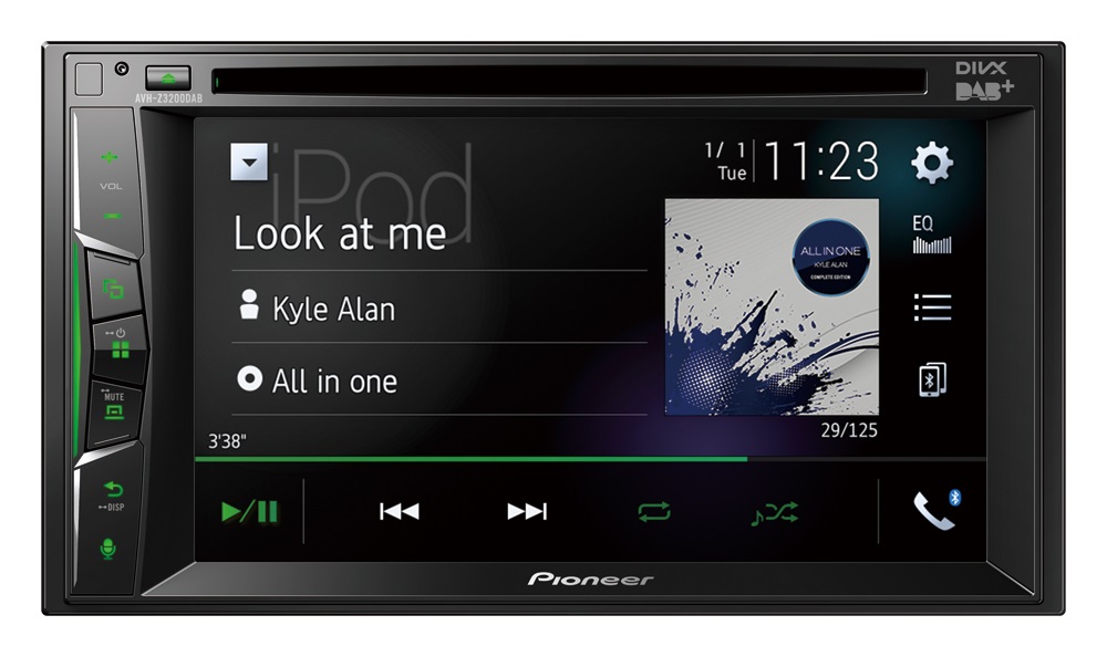 Pioneer AVH-Z3200DAB 6,2" multimédiás autóhifi fejegység