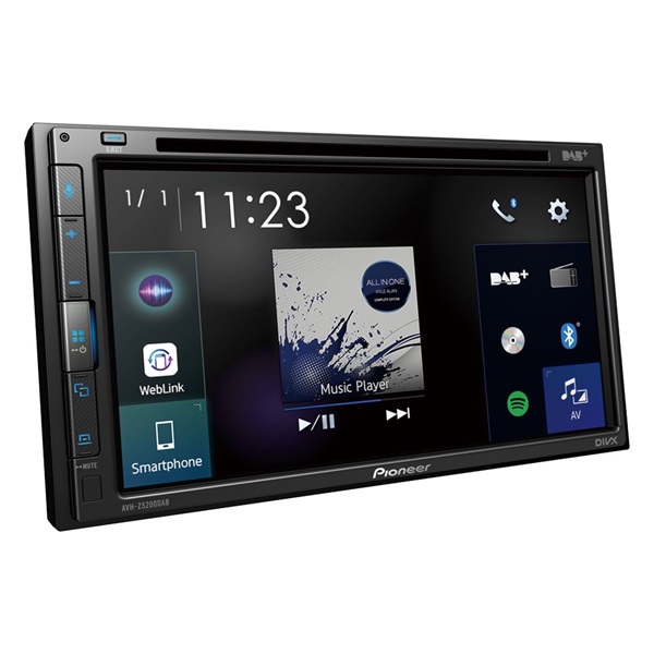 Pioneer AVH-Z5200DAB 7" LCD-s DAB/Bluetooth/Wi-Fi/DVD/USB/AUX autóhifi fejegység