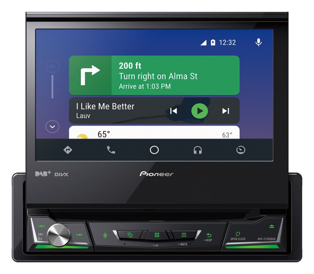 Pioneer AVH-Z7200DAB 7" LCD-s Bluetooth/DVD/USB autóhifi fejegység