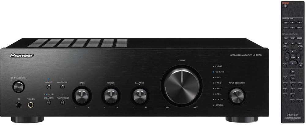 Pioneer A-40AE-B fekete sztereó erősítő