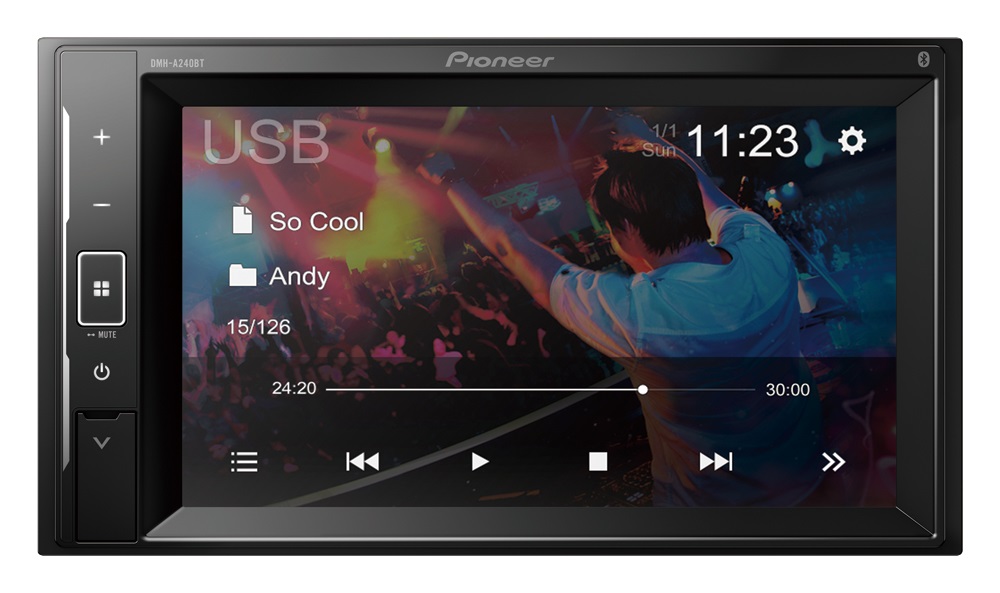 Pioneer DMH-A240BT multimédiás autóhifi fejegység (Újszerű)