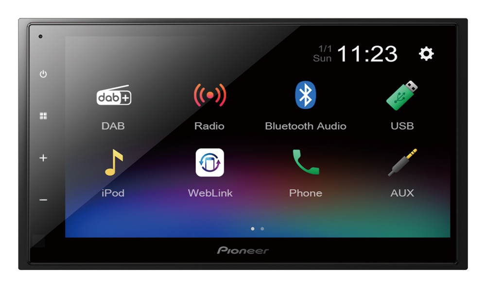 Pioneer DMH-A340DAB multimédiás autóhifi fejegység