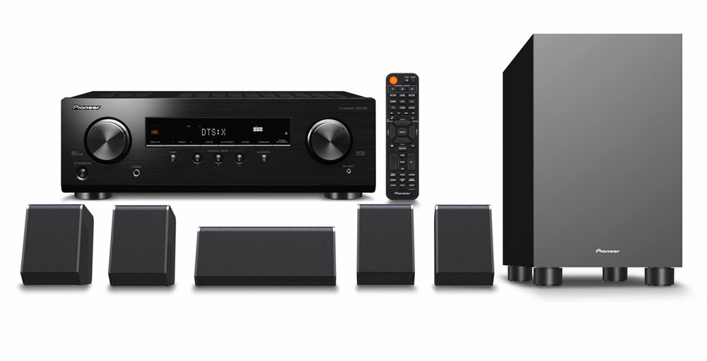 Pioneer HTP-076-B 5.1 csatornás fekete házimozi szett
