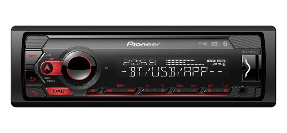 Pioneer MVH-S420DAB mechanika nélküli autóhifi fejegység