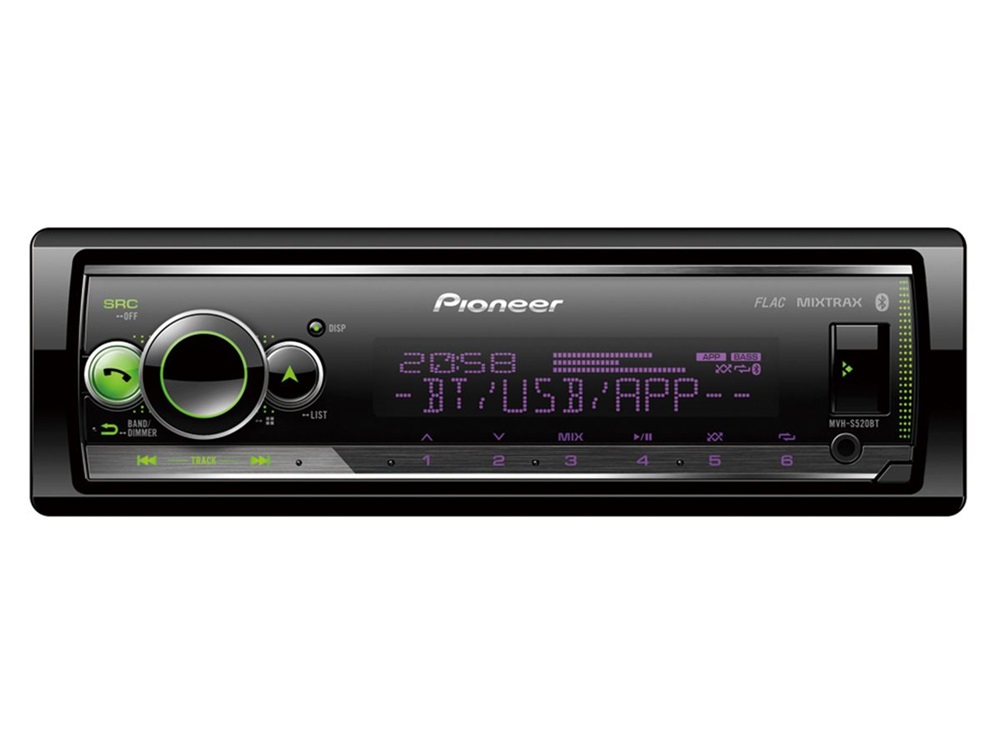 Pioneer MVH-S520BT Bluetooth/USB autóhifi fejegység + TS-G1720F 17cm 2 utas hangszóró pár